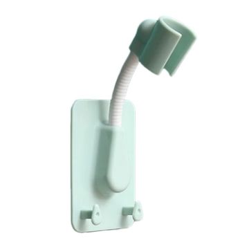 Green Adjustable Multifunctional Universal Shower Rack Shelf - 1
