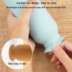 Large Capacity Silicone Pencil Case - Dirty Resistant (Brown) - 5
