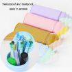 Large Capacity Blue Silicone Pencil Case Pen Container Stationery - 4