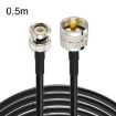 0.5m RG58 BNC Male to UHF Male Adapter Cable - 1