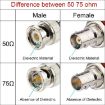 BNC Male to Male RG316 RF 50cm Extension Connection Cable - 4