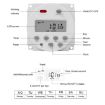 SINOTIMER CN101S-110V Programmable 7-Day Digital Timer Switch - 5