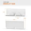 White Desktop Data Cable Storage Hook for Home Computers - 3