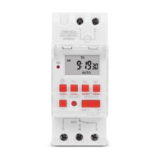 SINOTIMER TM919B 110V 30A Programmable Digital Timer Switch - 1