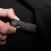 Black Forged Carbon Compact Key Organizer, Holds 2-6 Keys - 5