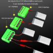 Drone USB Charger for One to Six 3.7V Lithium Batteries, White - 4
