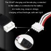 Lithium Battery USB Charger 11.1V 2A 3S with Light 4 Pin Plug - 6