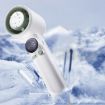 Turbo Handheld Cooling Fan 100-Speed with 4000mAh Battery (Grey) - 2