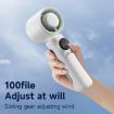 Turbo Handheld Cooling Fan 100-Speed with 4000mAh Battery (Grey) - 4