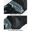 SULAITE Motorcycle Touch Screen Mesh Gloves, Size L (Black Blue) - 3