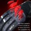 SULAITE Motorcycle Touch Screen Mesh Gloves, Size L (Black Blue) - 5