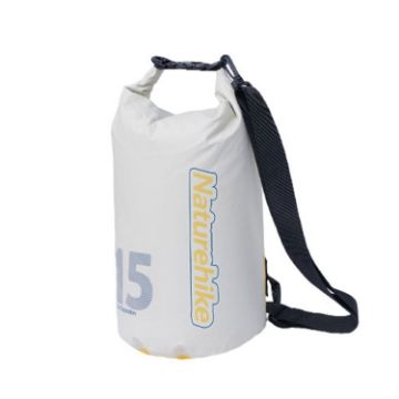 Naturehike 15L White Waterproof Rafting & Swim Shoulder Bag - 1