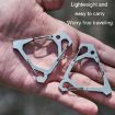 Black Multi-Functional Stainless Steel Triangle Carabiner Hook - 4