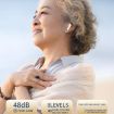 64-Channel Bluetooth Hearing Aid with Digital Charger (Skin Tone) - 2