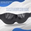 3D Sleep Eye Mask Memory Foam Non-pressure Blindfold (Pink) - 6