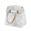 White Desktop Crystal Bag Humidifier with Aroma & Ambient Lighting - 1