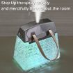 White Desktop Crystal Bag Humidifier with Aroma & Ambient Lighting - 4