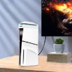 PS5 Slim White Cooling Fan: Dustproof, 3 Speeds, Colorful - 3