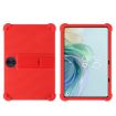 TCL TAB 11 FE Red Shockproof Silicone Case with Holder - 1