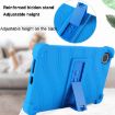 TCL Tab 8 Gen 2 Shockproof Silicone Case with Holder, Rose Red - 4