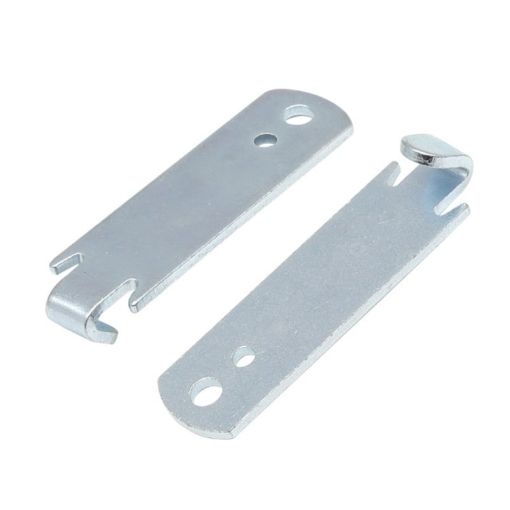 Wire Twister T-Post Clamp Fence Winder Set (2pcs, Silver) - 1