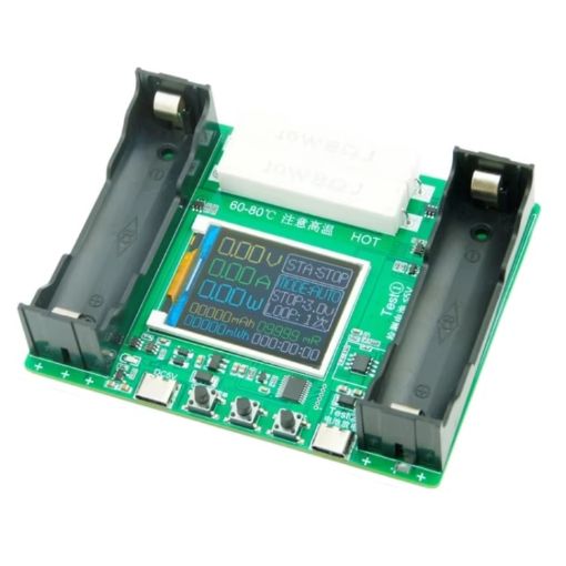 18650 Battery Tester: Automatic Charge Discharge & Resistance - 1