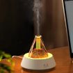 80ml Black Volcanic Lava Aromatherapy Humidifier with USB & Lights - 2