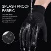Kyncilor Waterproof Warm Cycling Gloves L, Touch Screen, Gray - 6