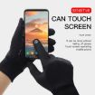Kyncilor XL Gray Waterproof Cycling Gloves Touchscreen Velvet Warm - 3