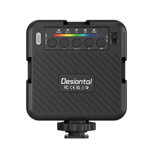 Desiontal X1 Portable RGB Cell Phone Streaming Fill Light - Black - 1