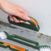 4-in-1 Yellow Multifunctional Gap Brush Set for Household Cleaning - 6