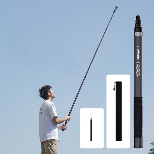 aMagisn 3m Carbon Fiber Selfie Stick for Action Cameras - 1
