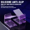 Acrylic Game Controller Stand - Transparent Blue Storage Rack - 5