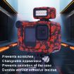GOPro HERO13 Black Protective Body Film Stickers, Style: 11 Circuit Red - 3