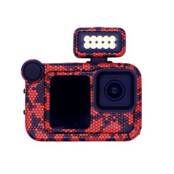 GOPro HERO13 Black Camera Stickers Body Film, Style: 17 Snake Scale Red - 1