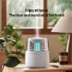 Raindrop Candlelight Diffuser & Humidifier with Colorful Lights US Plug - 4