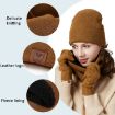 OZERO Warm Wool 3-In-1 Set: Hat, Scarf, Gloves for Men & Women - 3