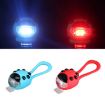 Silicone Ladybug LED Headlight (Red Shell, White Light) Bicycle Equipment - 2