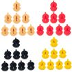 Yellow 8pcs Violin Mute Set - Volume Reduction Tool - 2