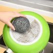 5pcs 40g Steel Wool Ball Scrubber for Dishes, Pots, Pans, Ovens - 2
