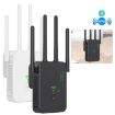 Urant U10 WiFi Repeater 300Mbps 2.4G 4 Antennas EU Plug White - 2