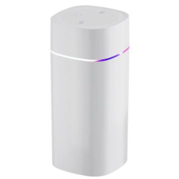 SD08 600ml Car Humidifier USB Dual Spray Air Diffuser (White) - 1