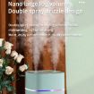 SD08 600ml Car Humidifier USB Dual Spray Air Diffuser (White) - 5