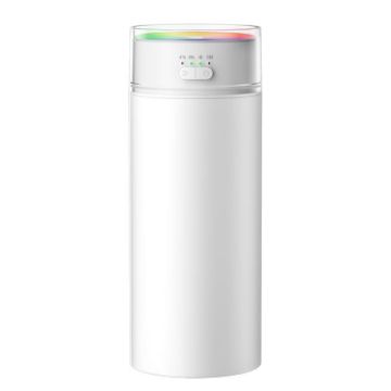 Large Capacity Dazzling Cup Humidifier with Ambient Light, White - 1