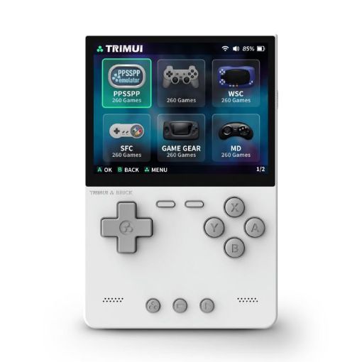 TRIMUI BRICK 256G White: Open Source Portable Arcade Console - 1