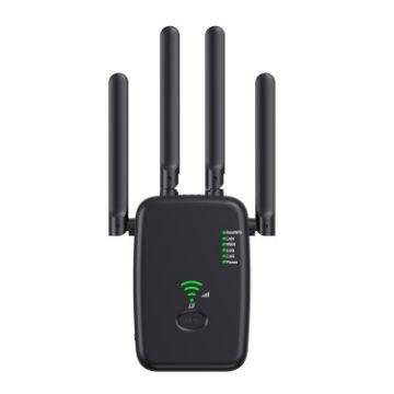 Urant U11 300Mbps WiFi Repeater Signal Amplifier US Plug Black - 1