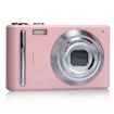 DC03H 4K HD Digital Camera, 2.4-Inch, 16X Zoom, Pink - 1