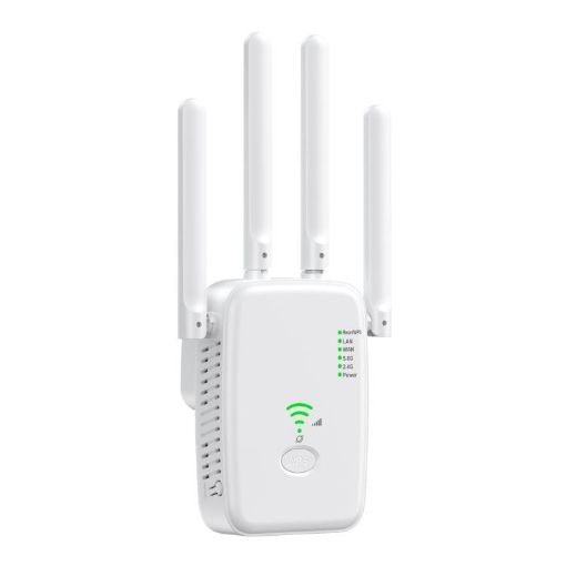 Urant U11 1200Mbps Dual Band WiFi Repeater with WPS EU Plug White - 1