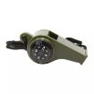 Three-In-One Outdoor Lifesaving Compass Thermometer Whistle - 1