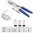 Outdoor Sea Fishing High-Precision Crimping Pliers SJ-255 + 150pcs - 3